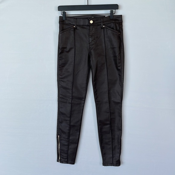 NWT WHBM MidRise Skinny Ankle Coated Cabernet 2R - Picture 15 of 16